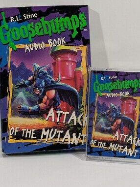 Goosebumps RL Stine Attack Of The Mutant audio book on cassette 1996